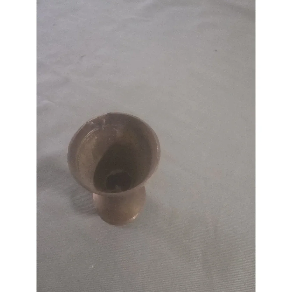 small vintage brass vase 3